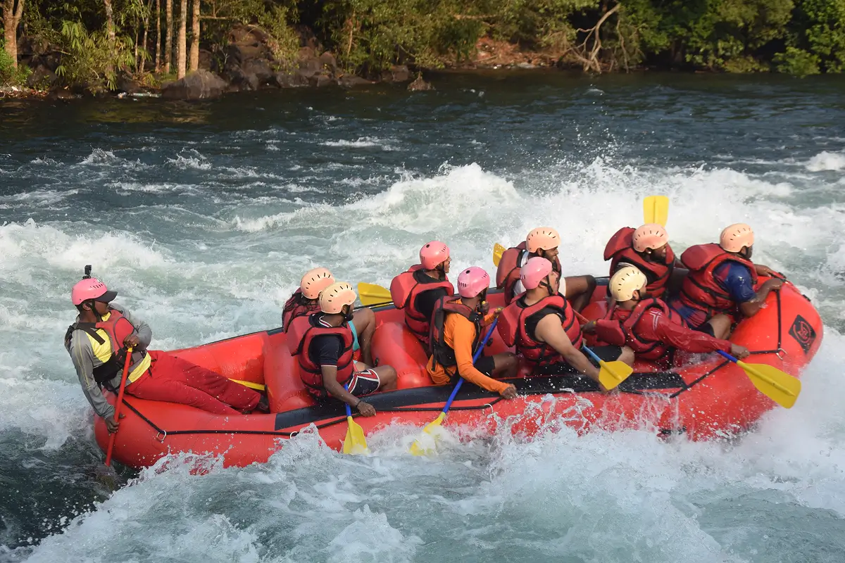 Action-packed river rafting on the Kali River